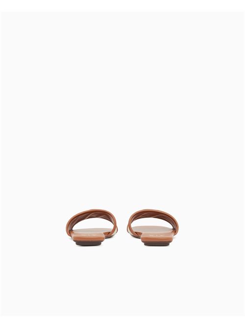 Sandali Flat in Canvas e con logo ARMANI EXCHANGE | XW002568AF22752/MZ767